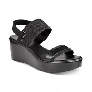 Alfani Womens Maybell Casual Black Platform Sandal New Women’s Size 10